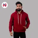 Nyptra Maroon Inner Fleece Streetwear Hip Hop Hoodie For Men - Fashion | Streetwear | Hoodies For Men | Men's Wear |