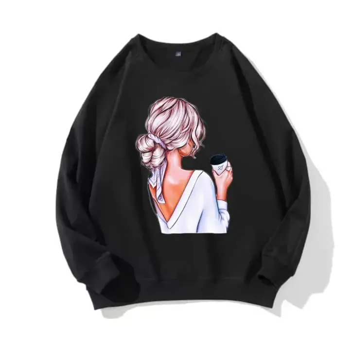 Cute Girl Summer Cotton Sweatshirt