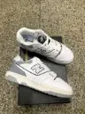 Navy White NB 550 Sneaker Shoes For Men 