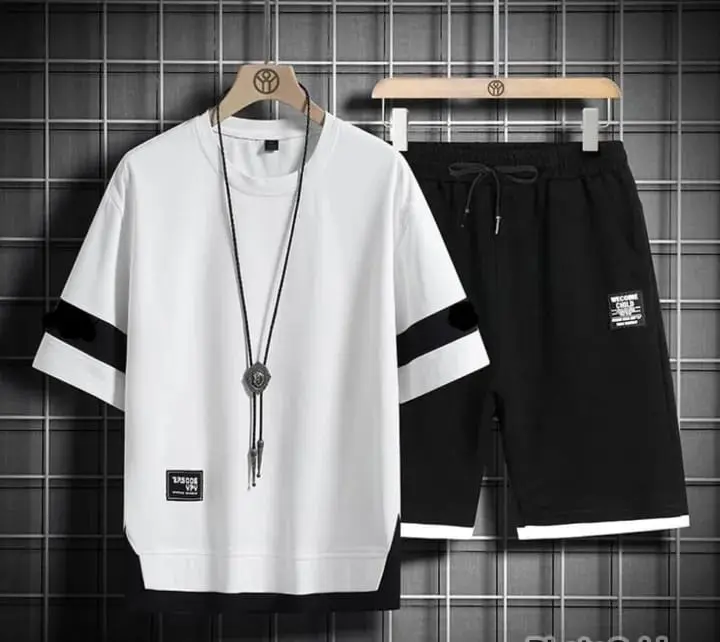  Combo Pack Of T-Shirt And Half Pant Set 