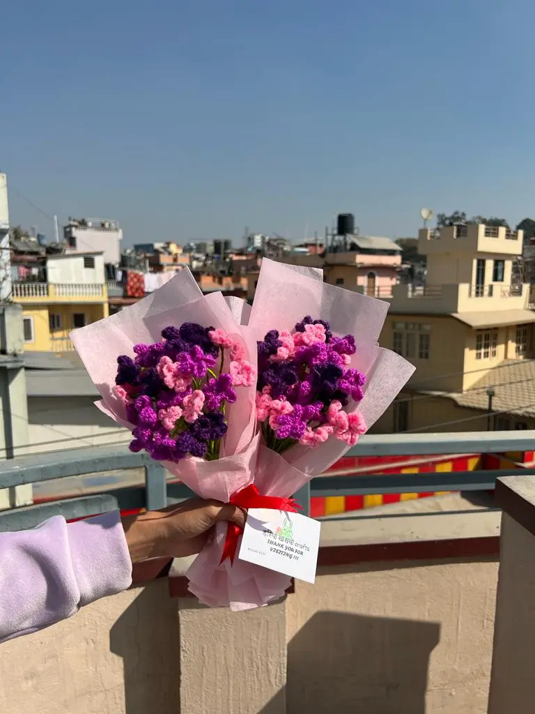 ColorPetal™ – Multicolor Crochet Memory Flower