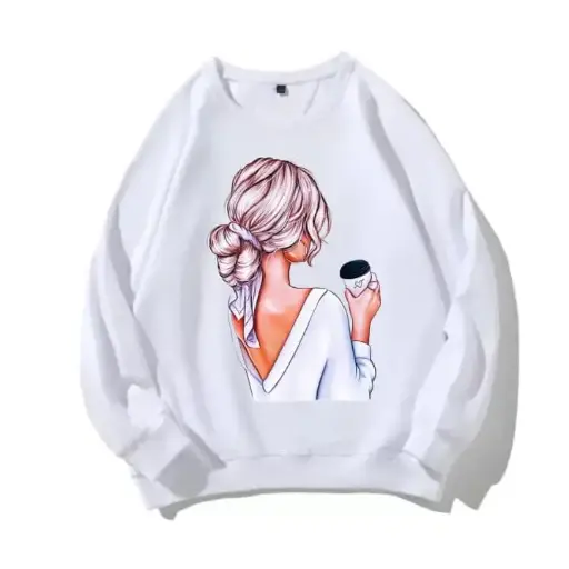 Cute Girl Summer Cotton Sweatshirt