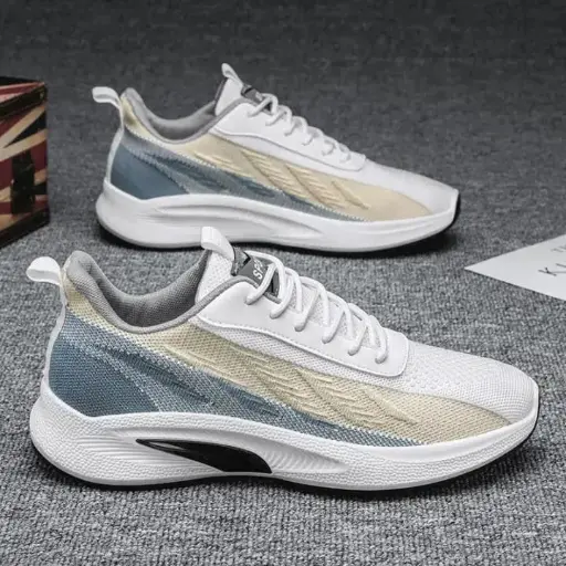 New fashion lace up men sports sneakers men's casual running gym jogging shoes men 