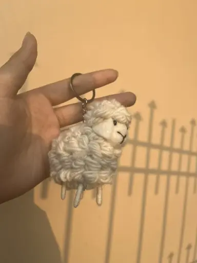 WoollyCharm – Handcrafted Woolen Keychain 