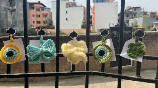 A keychain made by memories